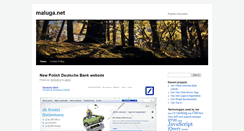 Desktop Screenshot of maluga.net
